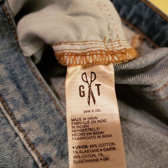 Goodthreads Men's Straight-Fit Jeans 36x33 NEW medium Blue - Picture 5 of 10